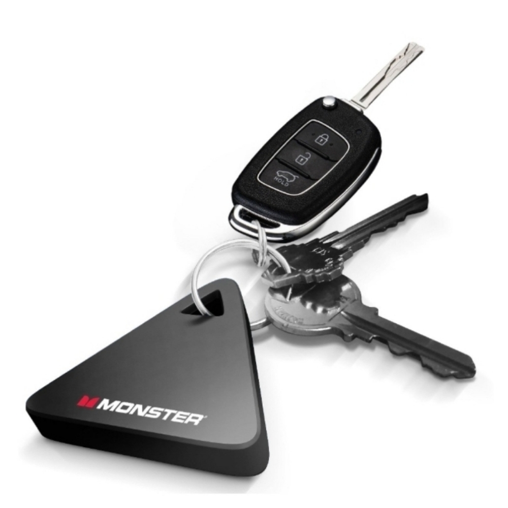 Monster Bluetooth Key Tracker Security and Anti-Loss Device, Clips To